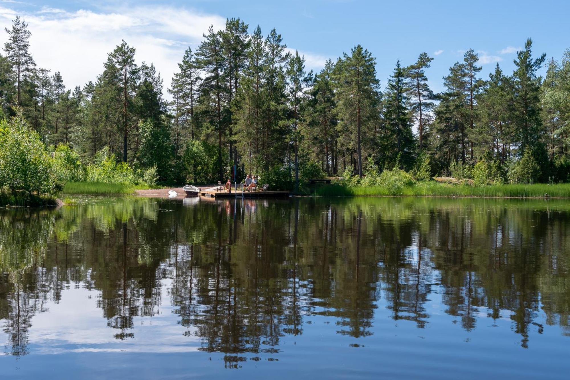 Pinetree Cottages Cozy Log Cabin Kalanti المظهر الخارجي الصورة